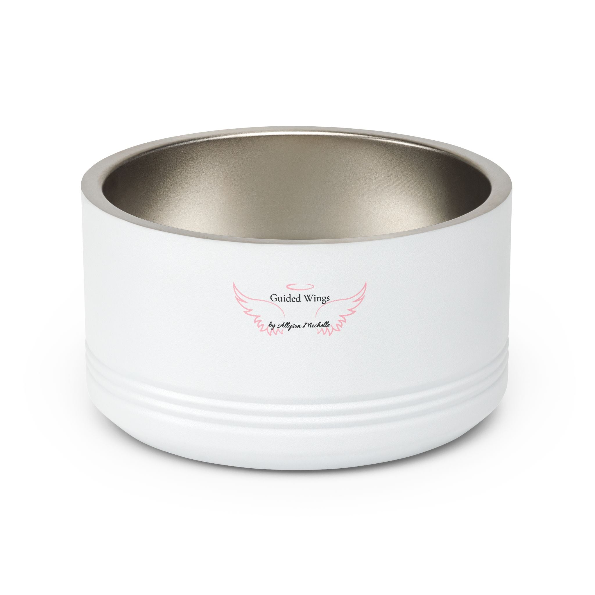 Yahweh The Only Air I Breathe Pet Bowl — Inspirational Faith Dog & Cat Bowl with Lungs Graphic (18 oz)