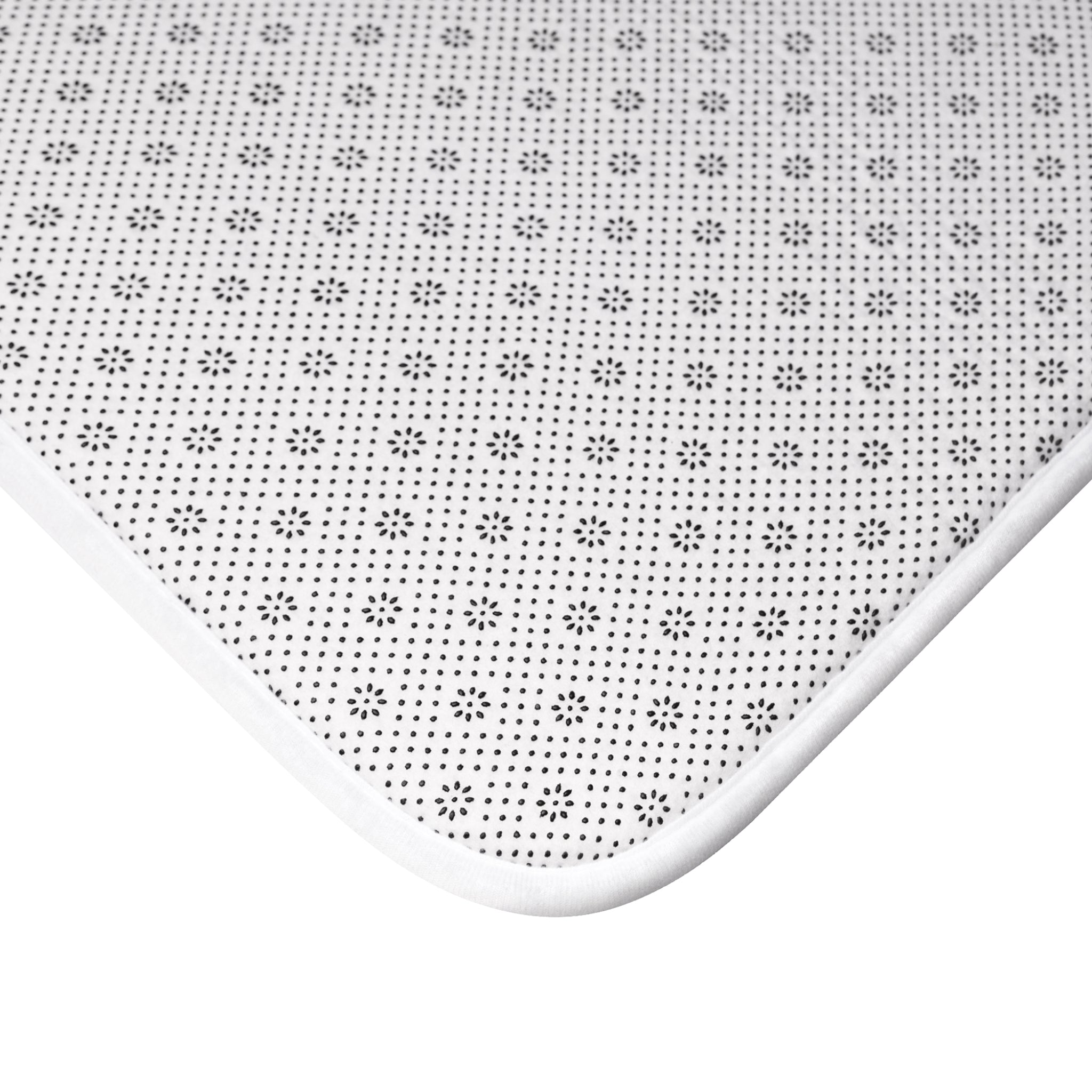 Yahweh 'The Only Air I Breathe' Bath Mat – Floral Lungs & Cross Christian Bathroom Mat