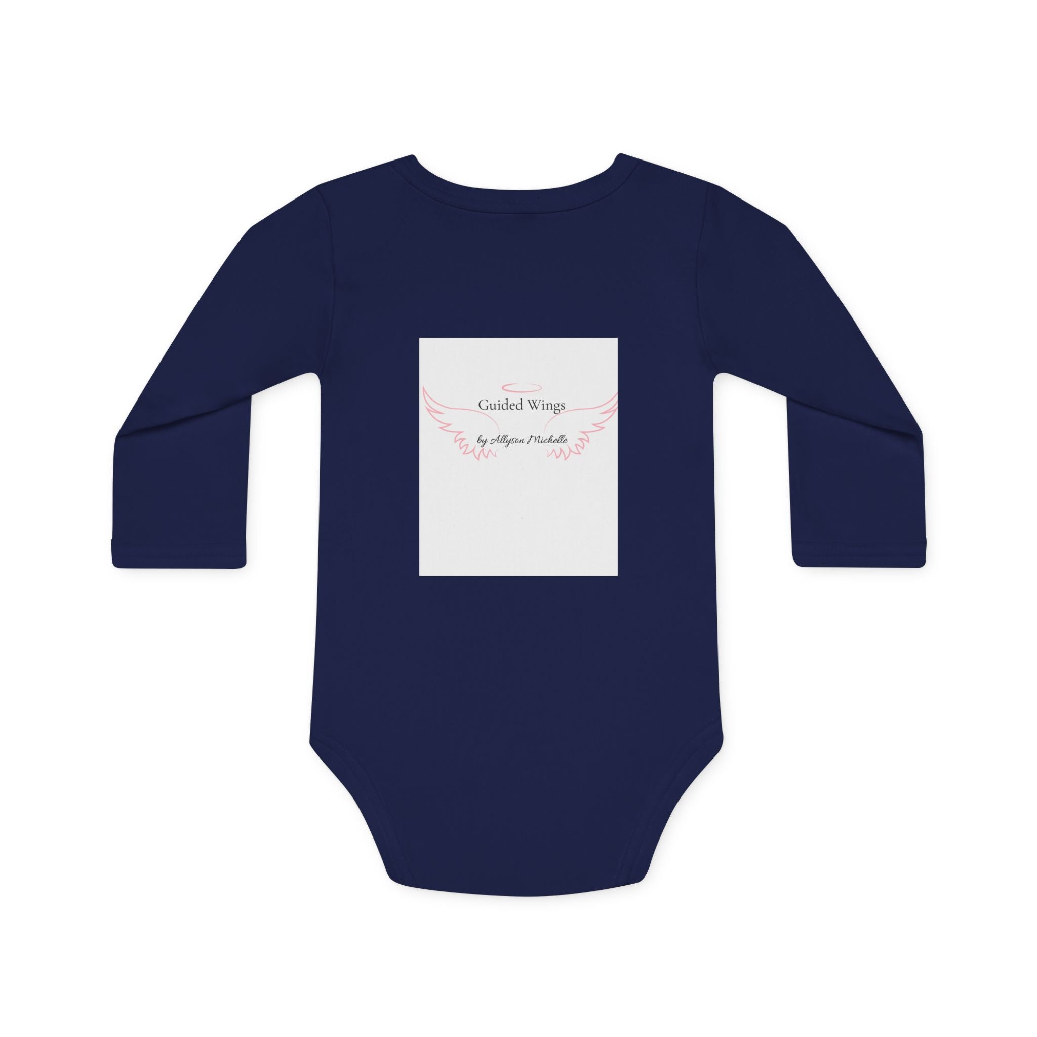 Religious Baby Bodysuit — "YAHWEH The Only Air I breath" Floral Lungs Long-Sleeve Organic Onesie
