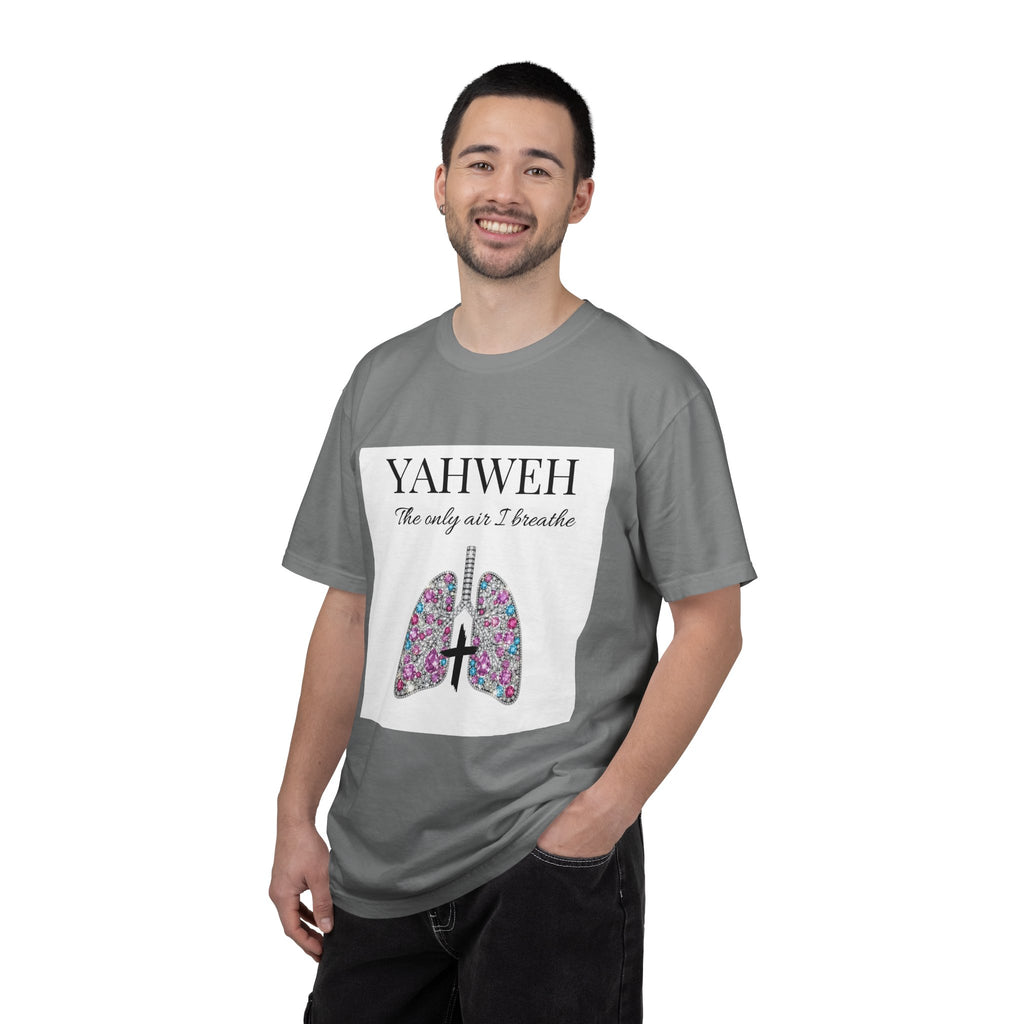 Yahweh Women's The Only Air I Breathe' Floral Lungs T-Shirt