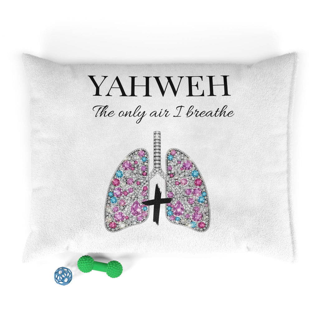 Pet Bed — "YAHWEH The Only Air I Breathe" Spiritual Lungs Design