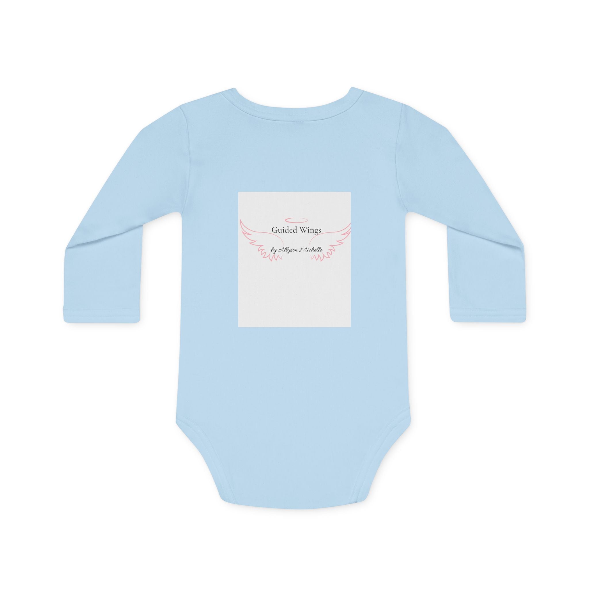 Religious Baby Bodysuit — "YAHWEH The Only Air I breath" Floral Lungs Long-Sleeve Organic Onesie