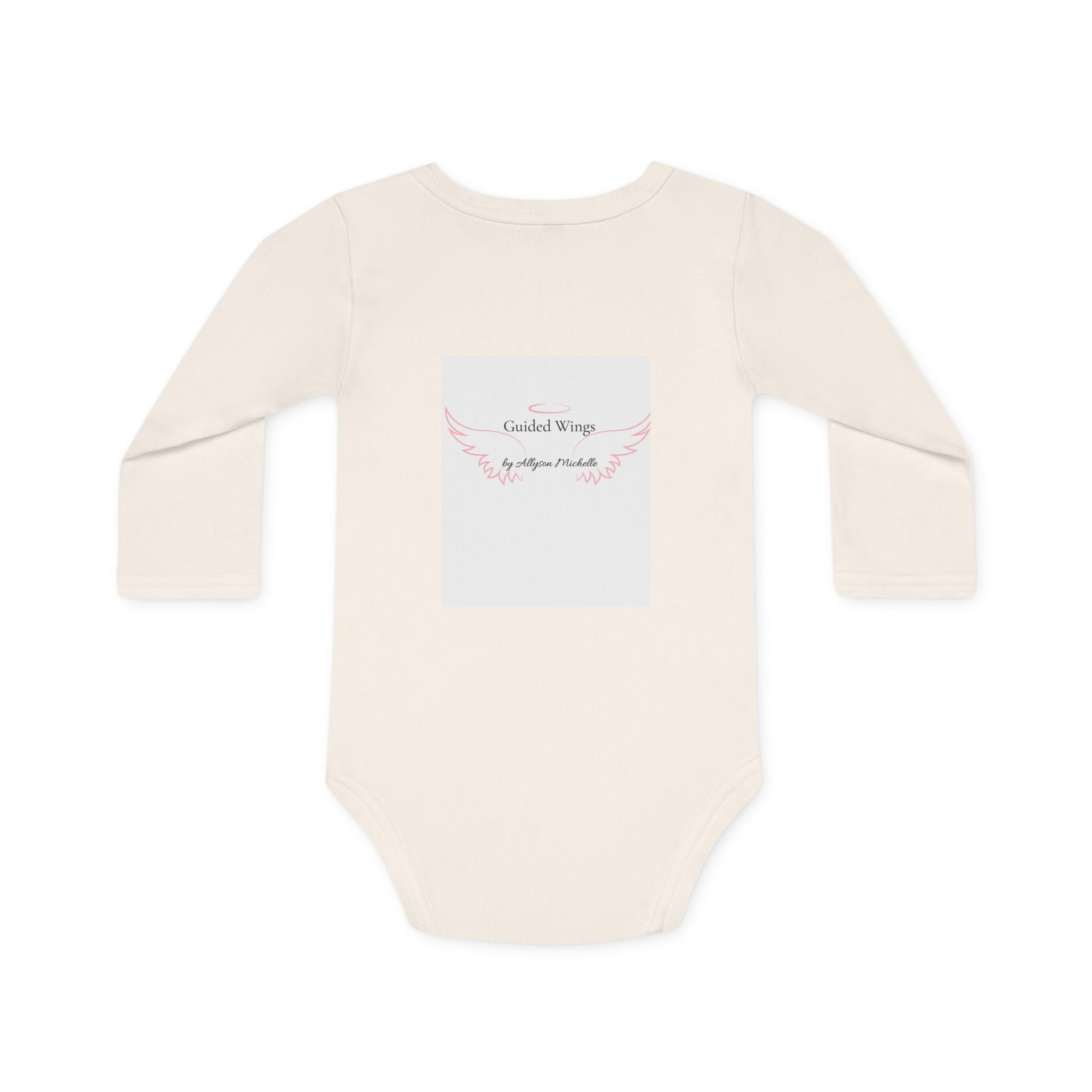 Religious Baby Bodysuit — "YAHWEH The Only Air I breath" Floral Lungs Long-Sleeve Organic Onesie