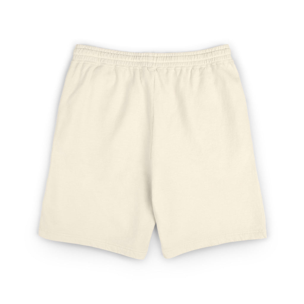 YHWH Minimalist Fleece Sweat Shorts — Lightweight Garment-Dyed Lounge Shorts