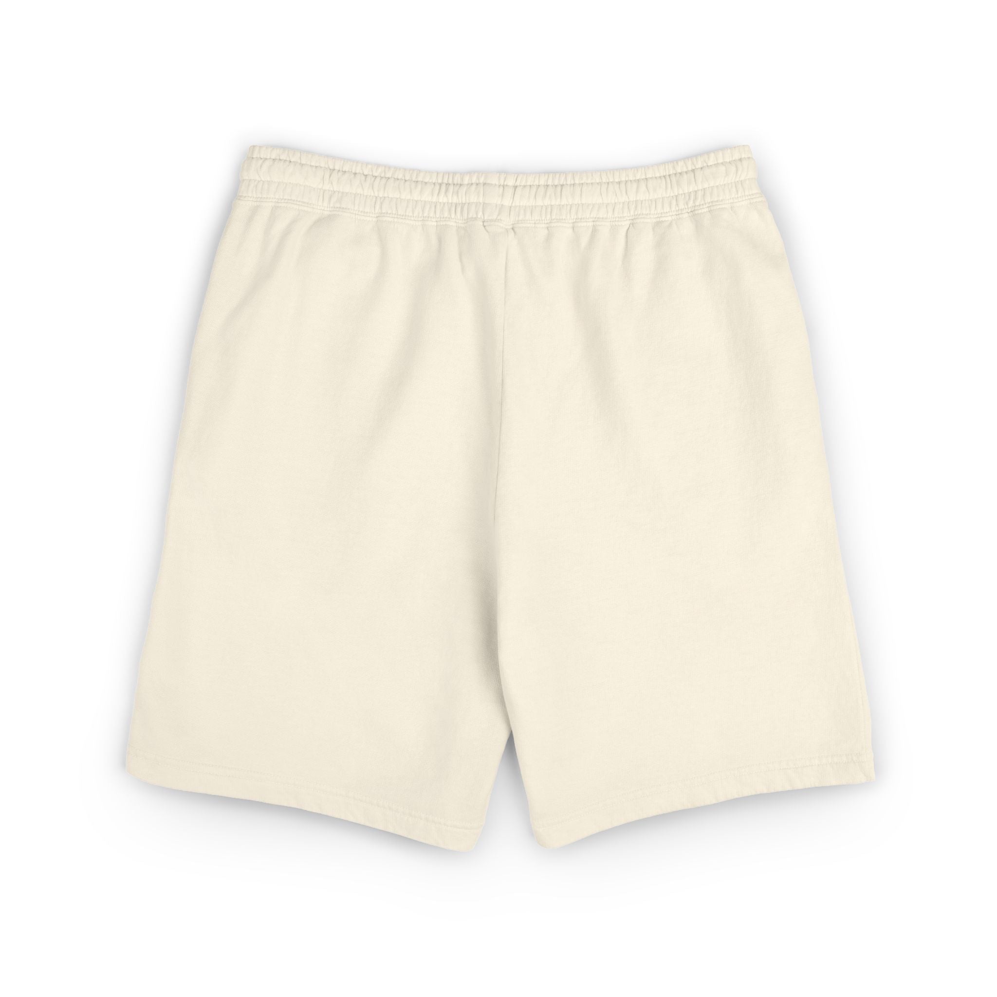 YHWH Minimalist Fleece Sweat Shorts — Lightweight Garment-Dyed Lounge Shorts