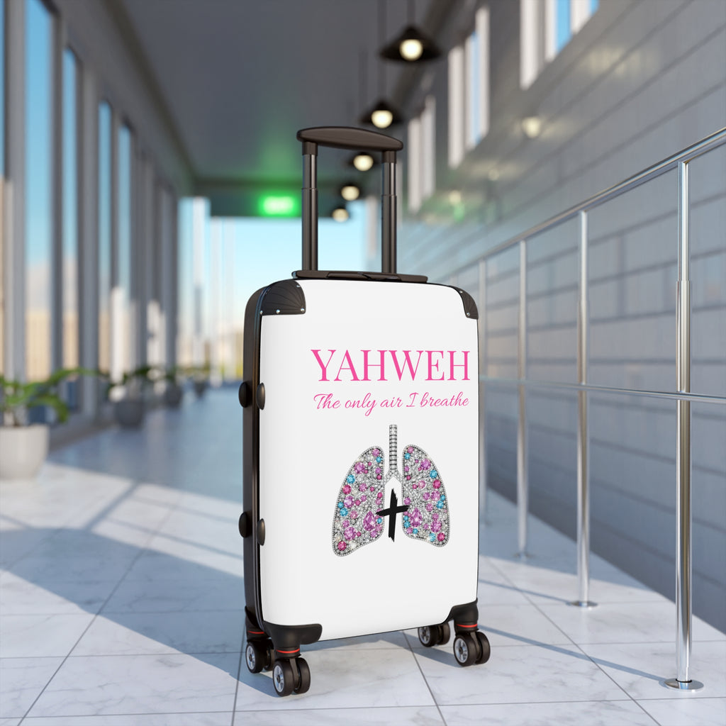 Suitcase — "YAHWEH The Only Air I Breathe" Christian Carry-On Luggage