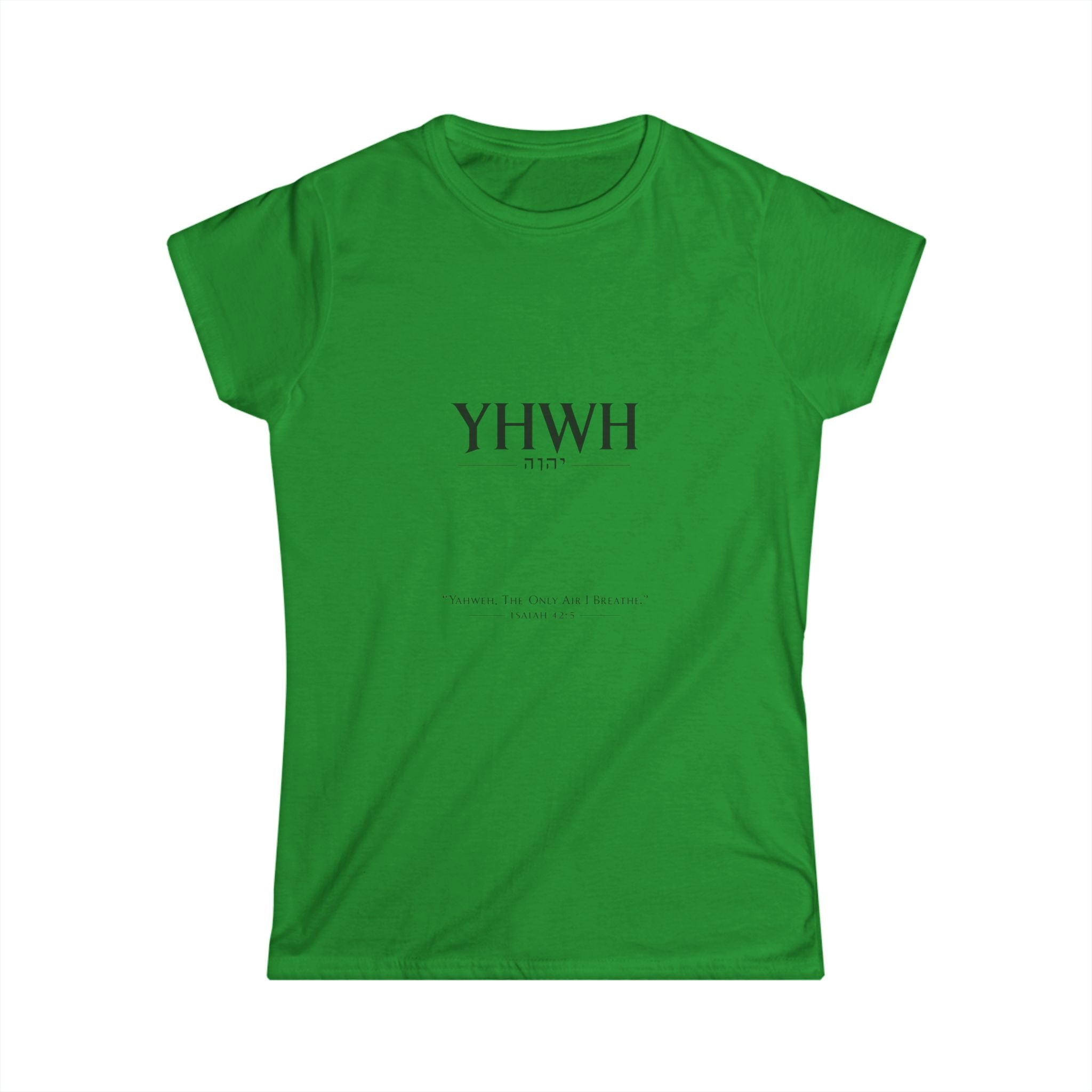 YHWH Faith Tee — Women's Christian T‑Shirt