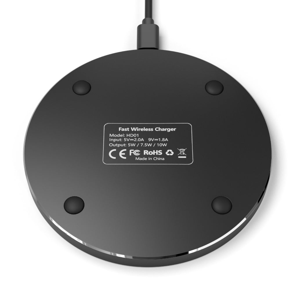 Wireless Charger – Yahweh “The Only Air I Breathe” Spiritual Phone Charger with Rhinestone Lungs Design