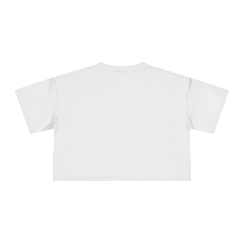YHWH Minimalist Women's Crop Tee — Faith-Inspired Bible Verse Graphic Top