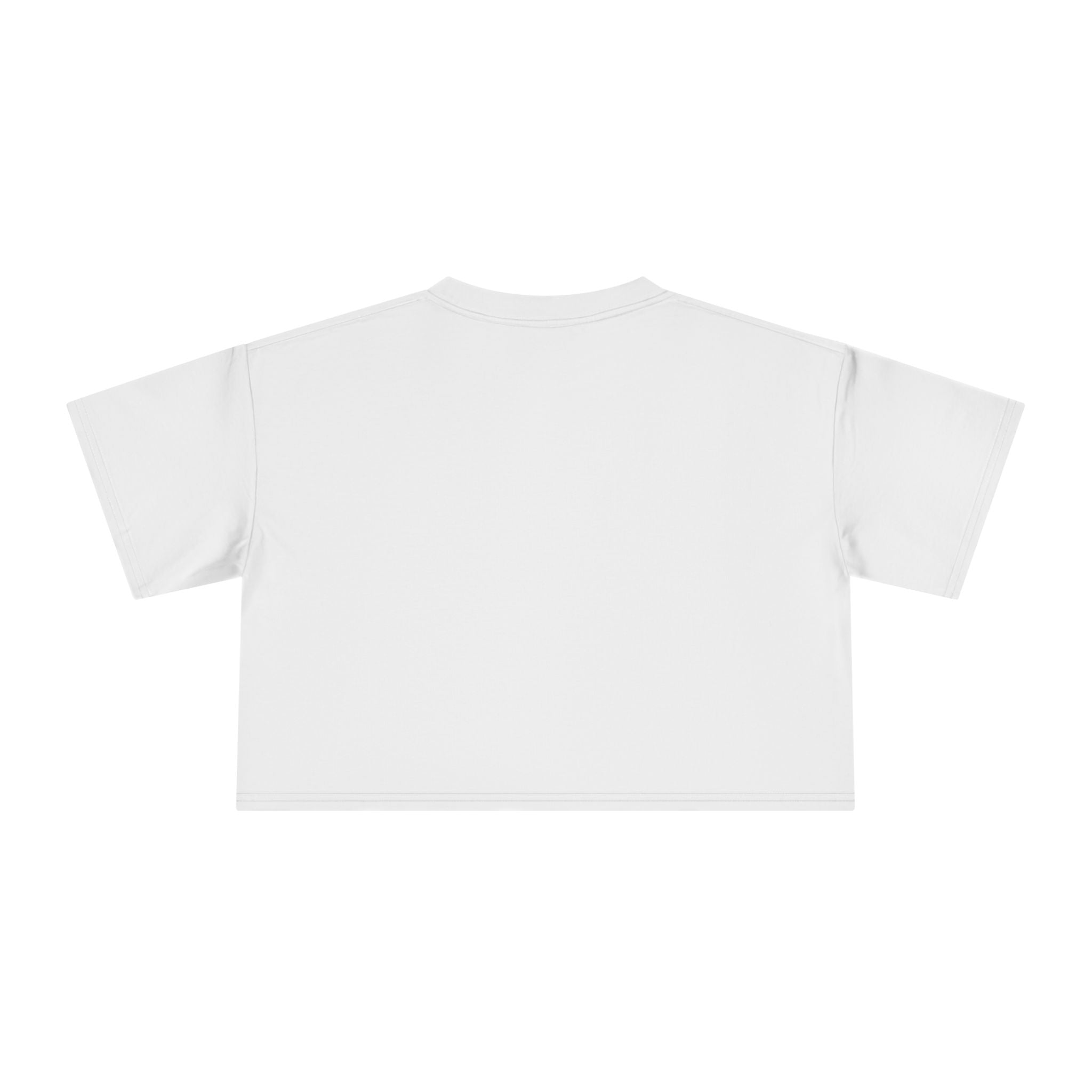 YHWH Minimalist Women's Crop Tee — Faith-Inspired Bible Verse Graphic Top