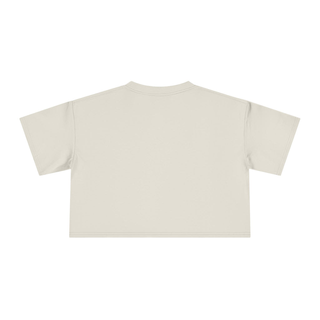 YHWH Minimalist Women's Crop Tee — Faith-Inspired Bible Verse Graphic Top