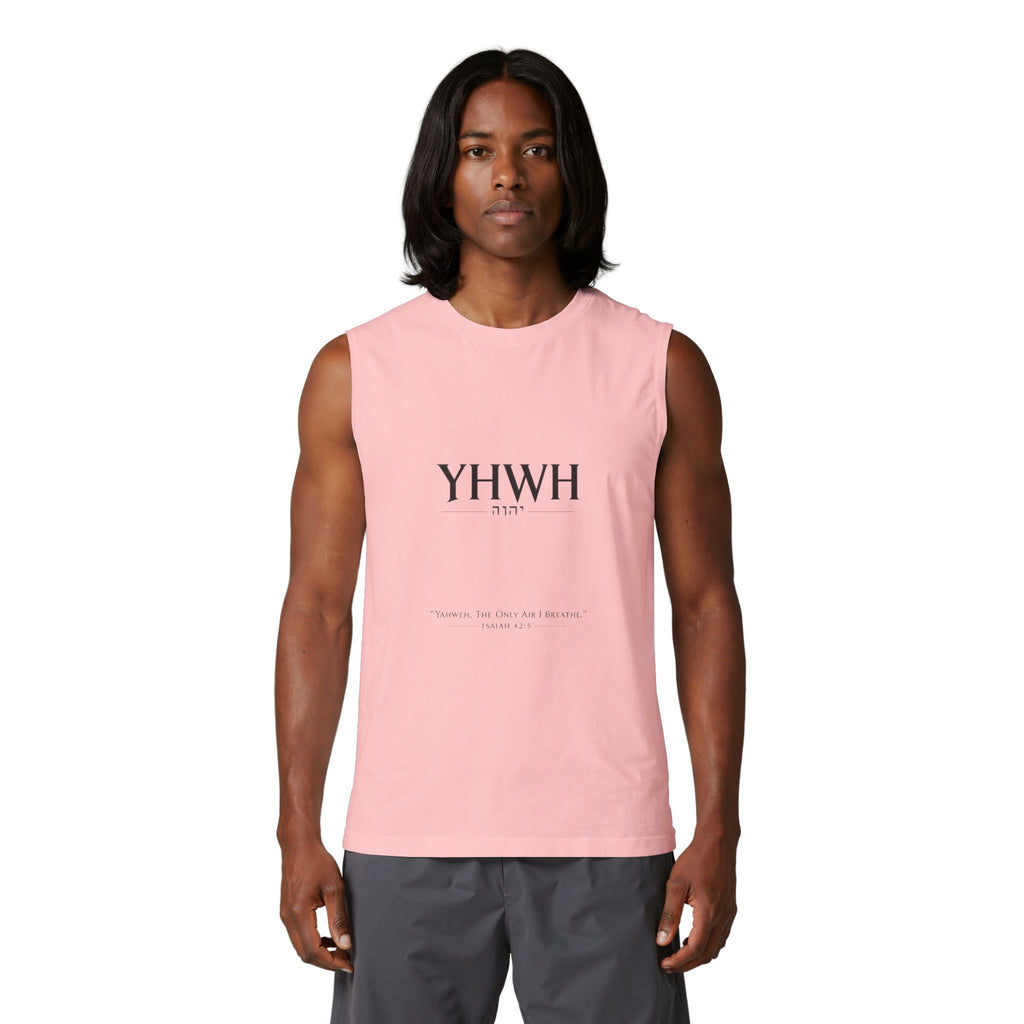 YHWH Scripture Muscle Tank — Minimal Faith Graphic Tank Top