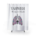 Yahweh 'The Only Air I Breathe' Decorative Shower Curtain