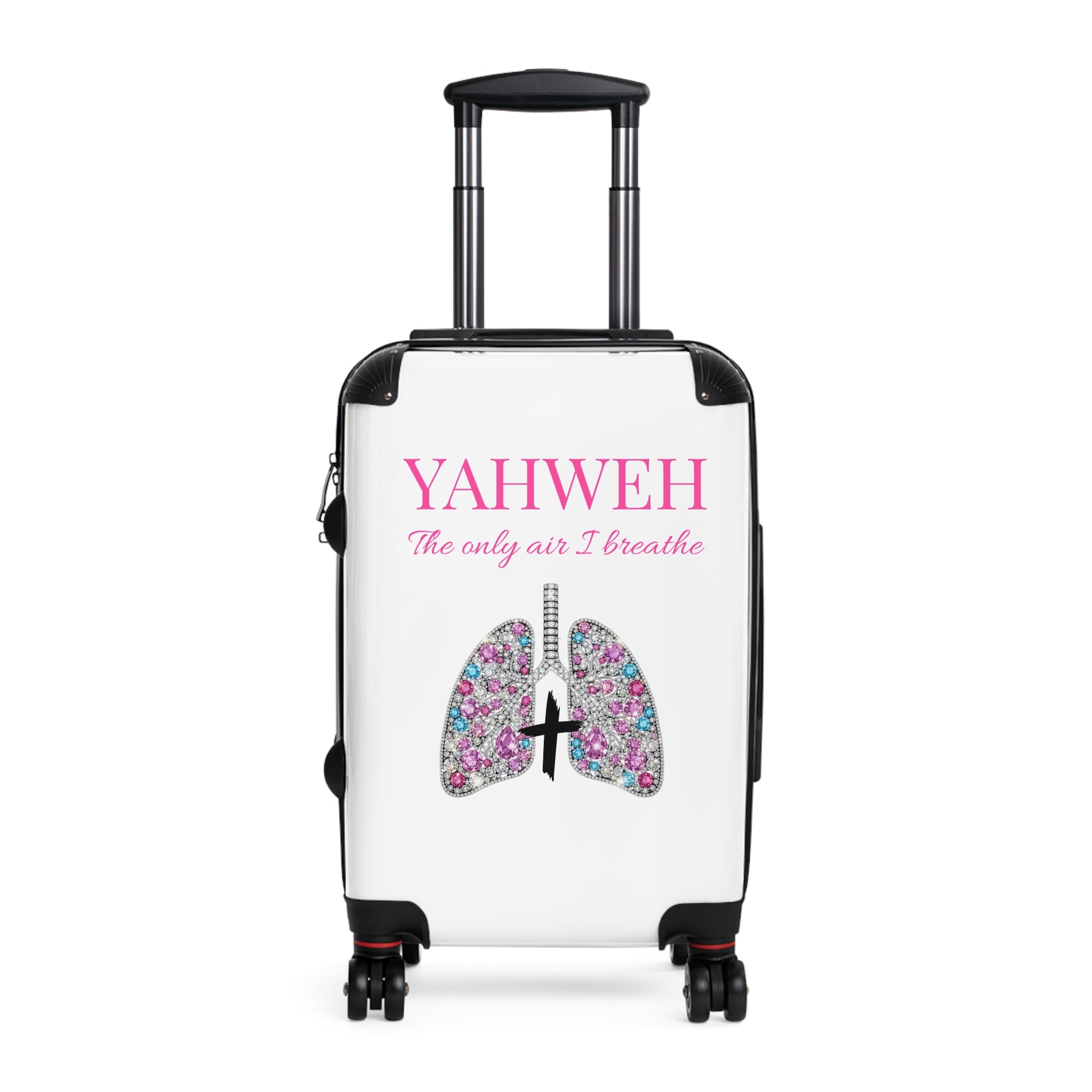 Suitcase — "YAHWEH The Only Air I Breathe" Christian Carry-On Luggage