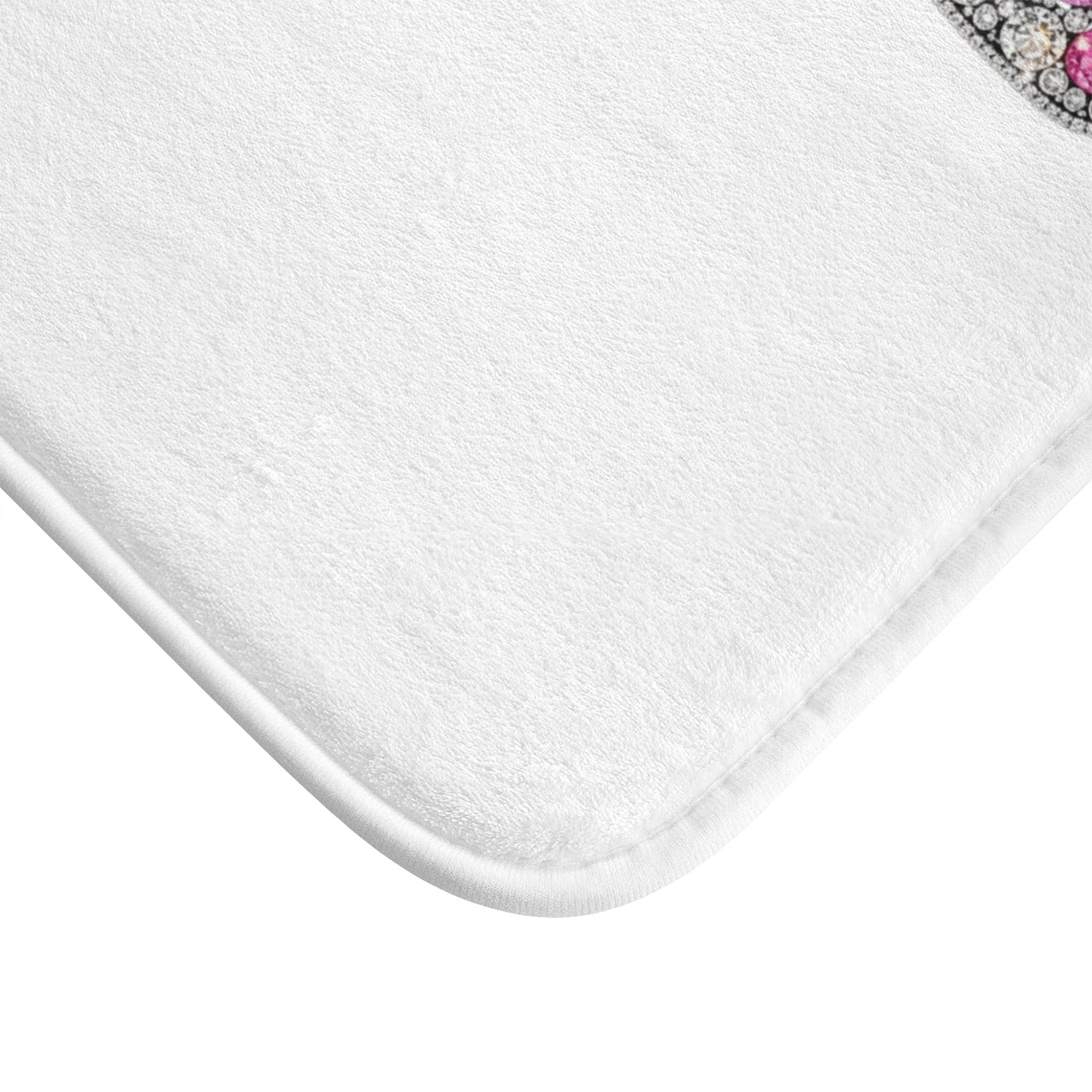 Yahweh 'The Only Air I Breathe' Bath Mat – Floral Lungs & Cross Christian Bathroom Mat