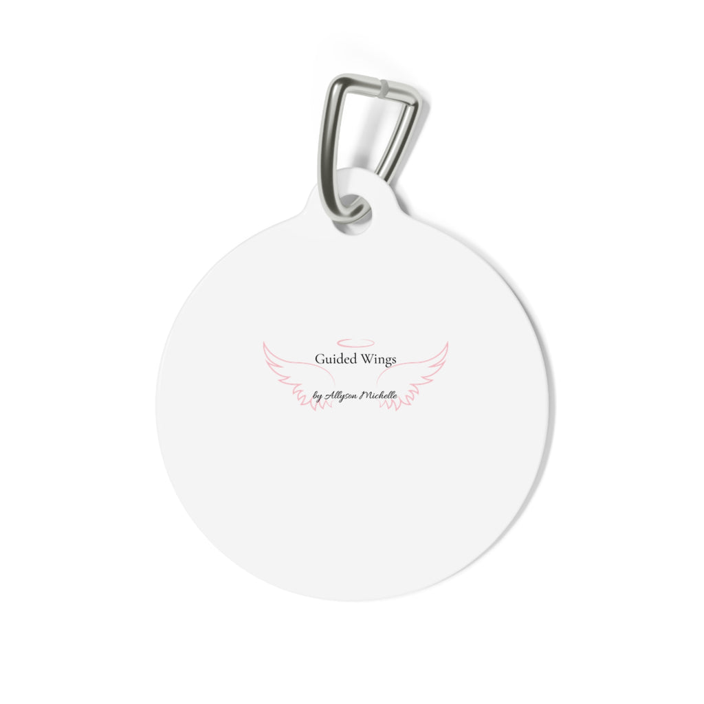 Pet Tag — "Yahweh The Only Air I Breathe" Floral Lungs Christian Dog ID Tag