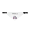 Clip-On Pet Bandana — "YAHWEH The Only Air I Breathe" Floral Lungs Dog Scarf