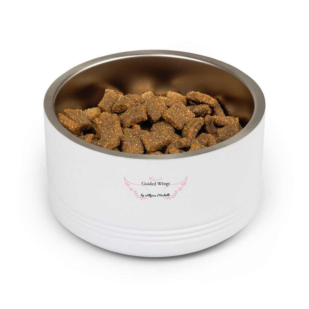 Yahweh The Only Air I Breathe Pet Bowl — Inspirational Faith Dog & Cat Bowl with Lungs Graphic (18 oz)