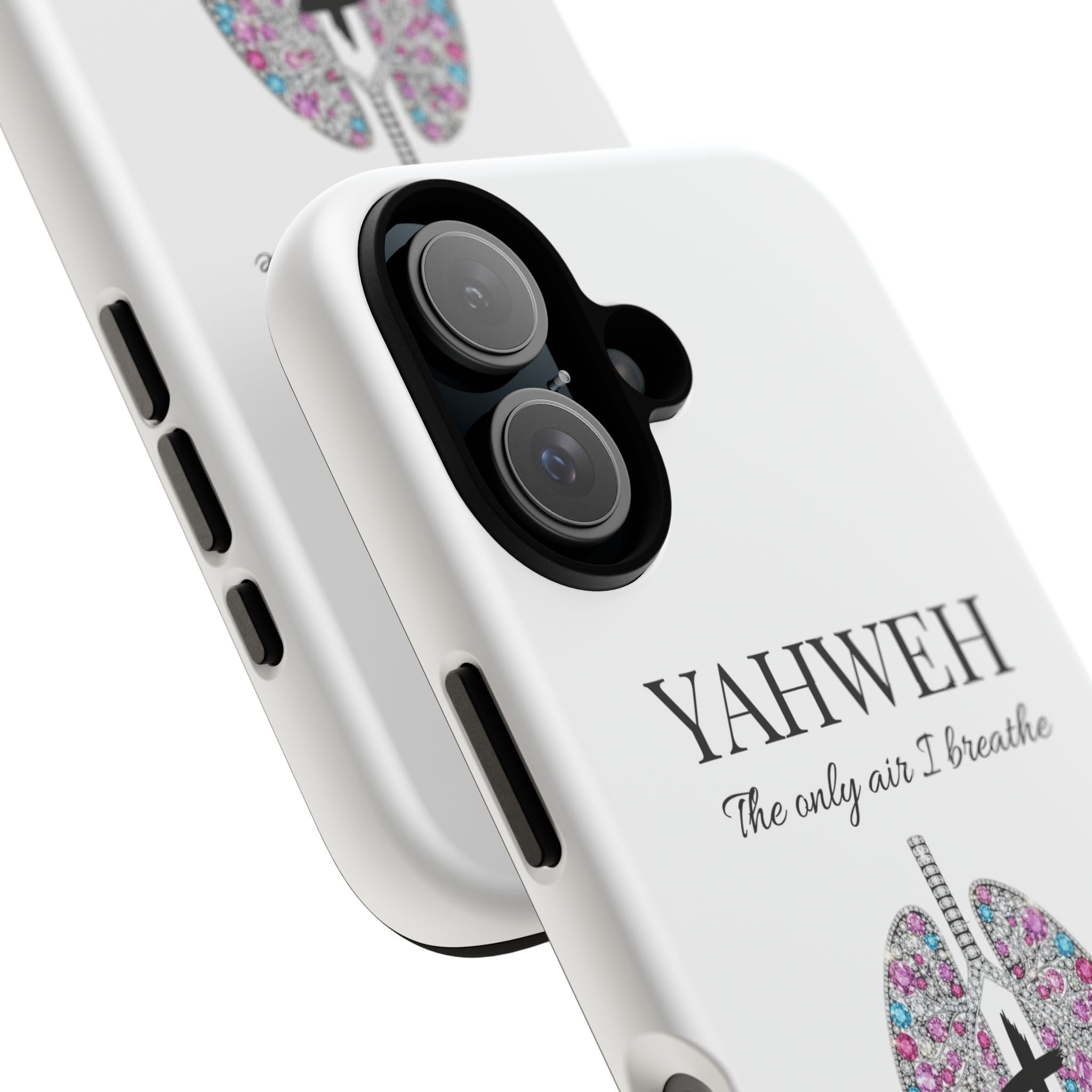 Yahweh Lungs Phone Case — "The Only Air I Breathe" Christian iPhone Cover