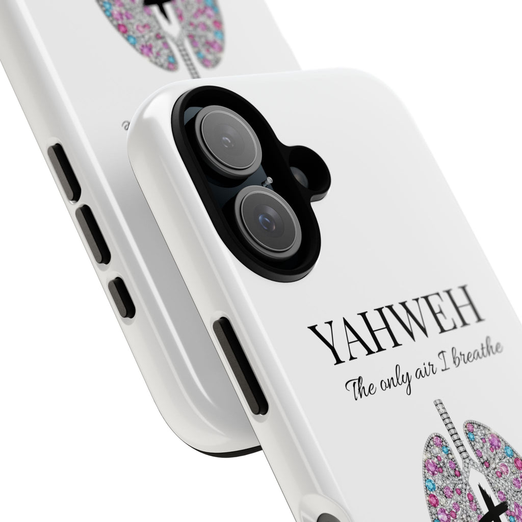 Yahweh Lungs Phone Case — "The Only Air I Breathe" Christian iPhone Cover