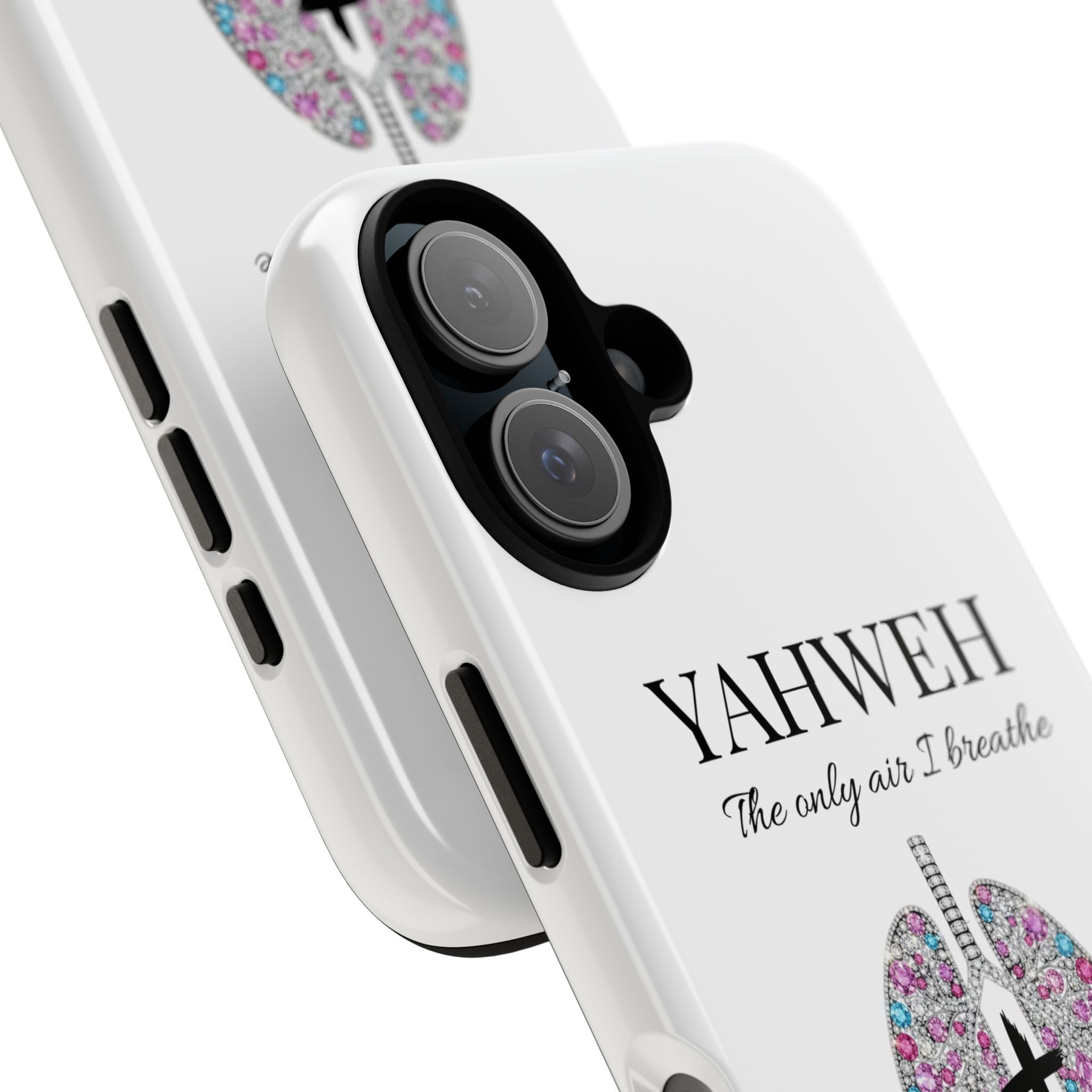 Yahweh Lungs Phone Case — "The Only Air I Breathe" Christian iPhone Cover