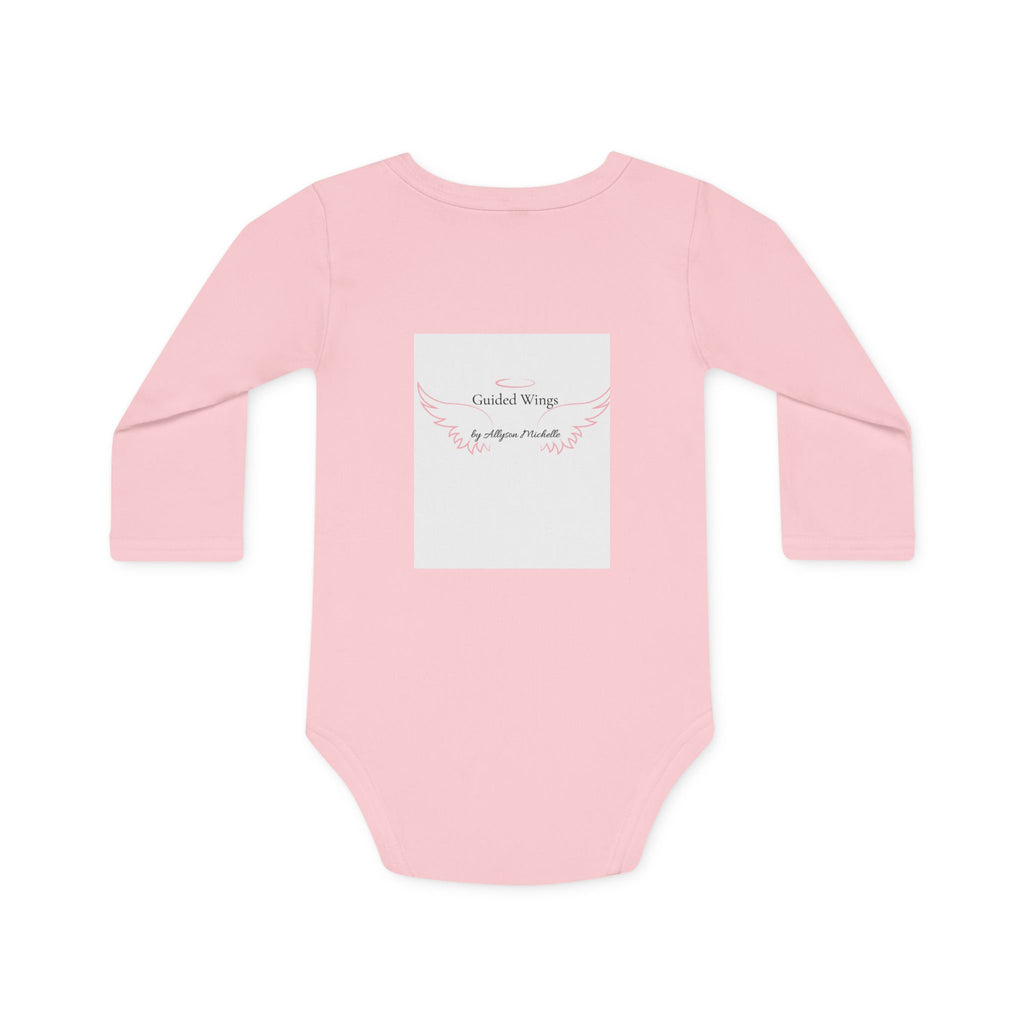 Religious Baby Bodysuit — "YAHWEH The Only Air I breath" Floral Lungs Long-Sleeve Organic Onesie
