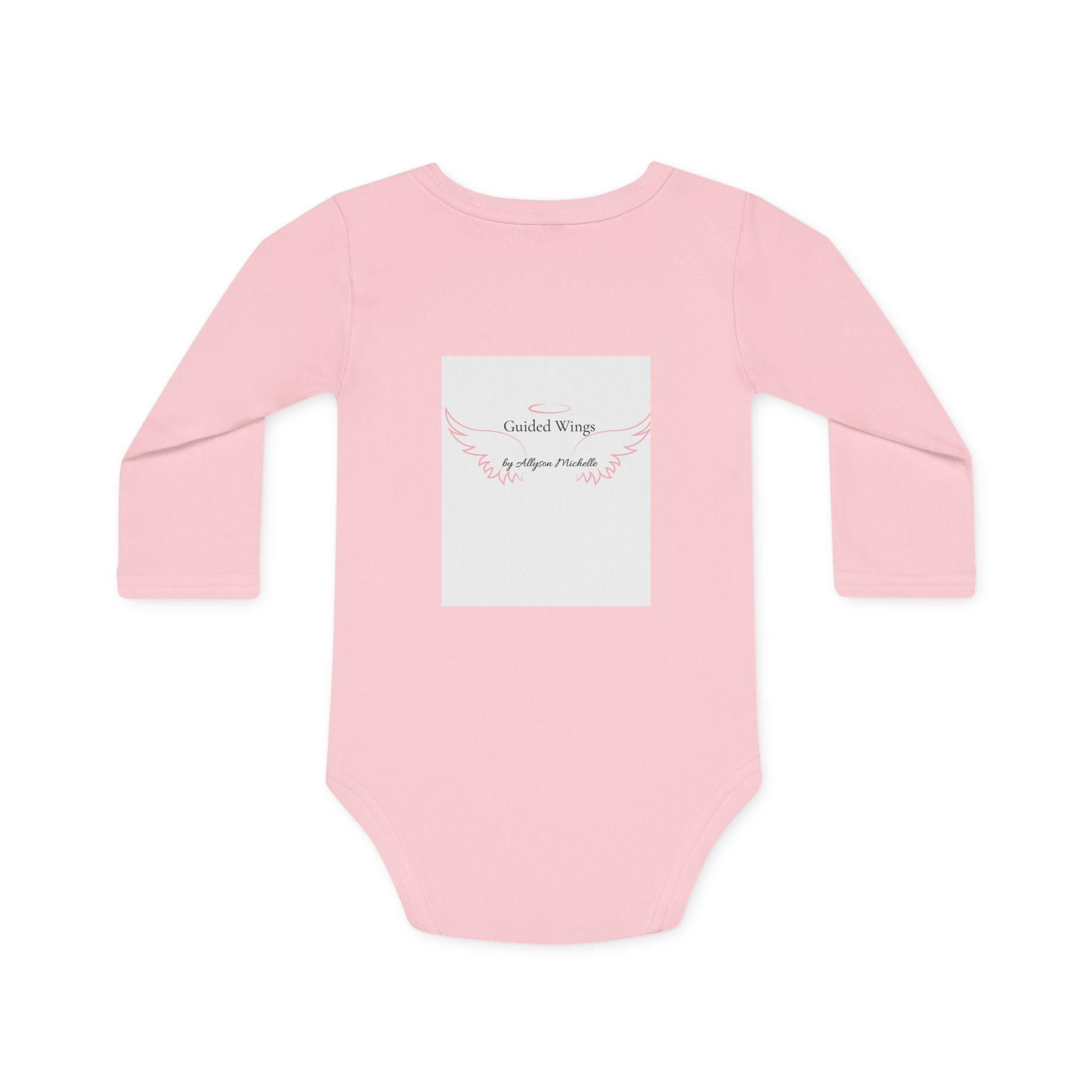 Religious Baby Bodysuit — "YAHWEH The Only Air I breath" Floral Lungs Long-Sleeve Organic Onesie