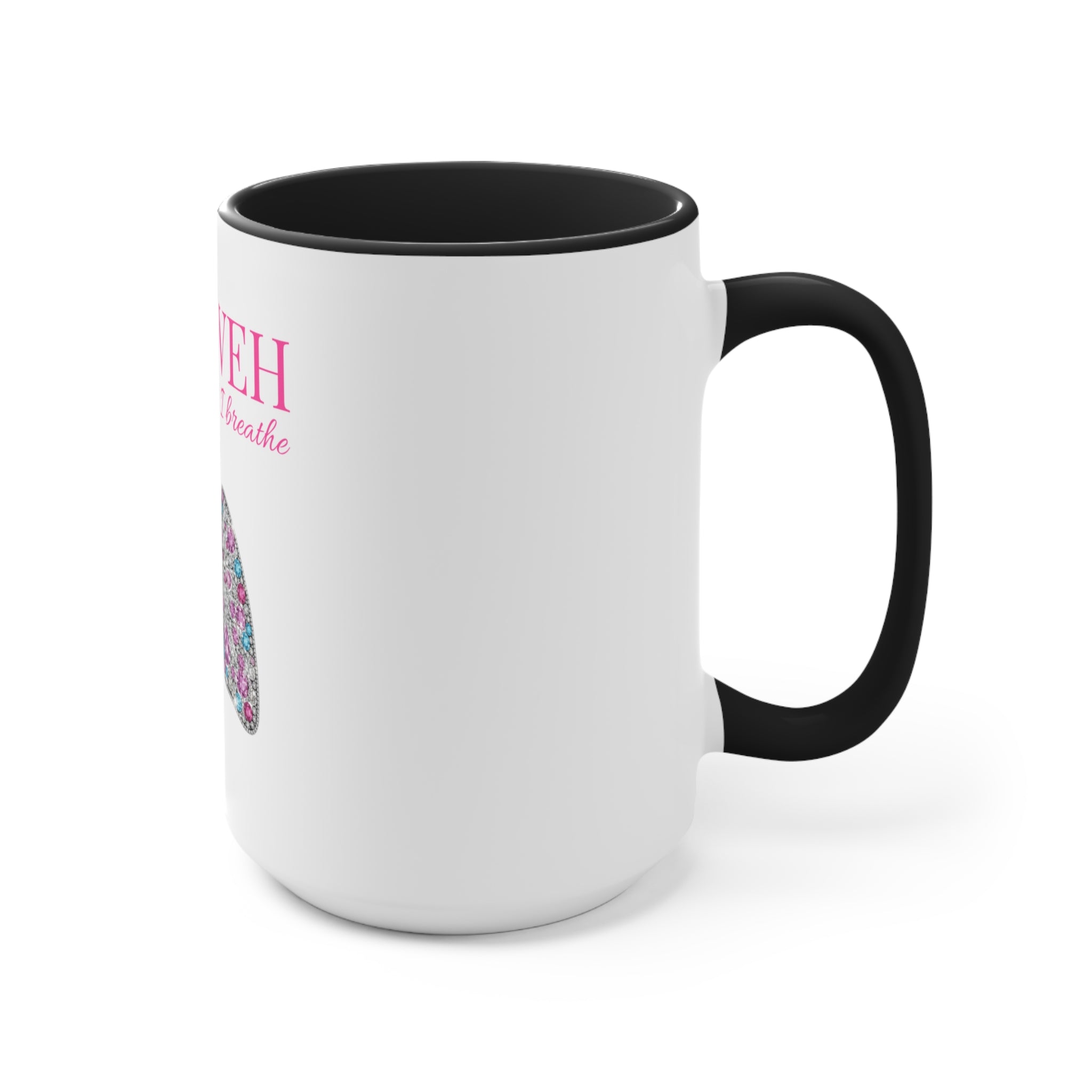 Yahweh 'The Only Air I Breathe' Floral Lungs Mug