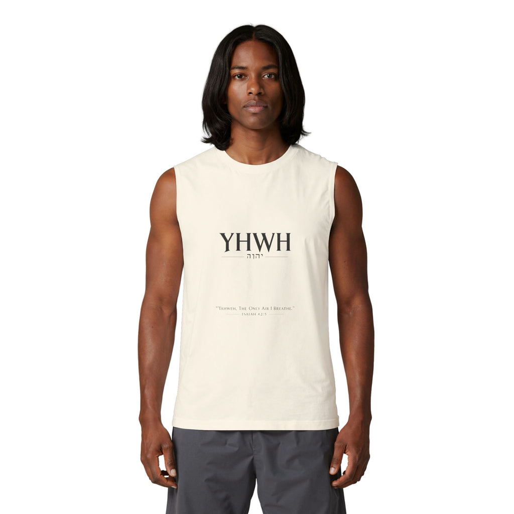 YHWH Scripture Muscle Tank — Minimal Faith Graphic Tank Top