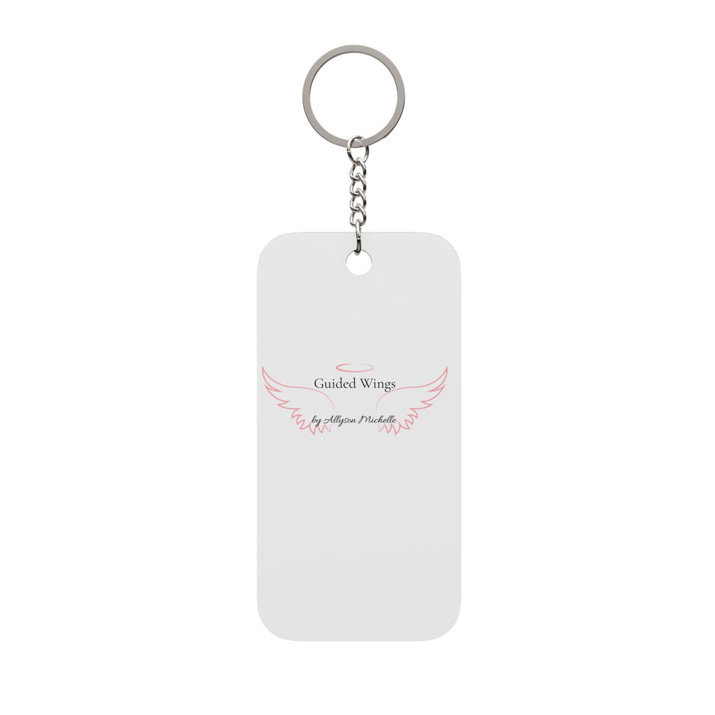 YAHWEH Floral Lungs Keychain Charm — Double-Sided Christian Inspirational Keyring
