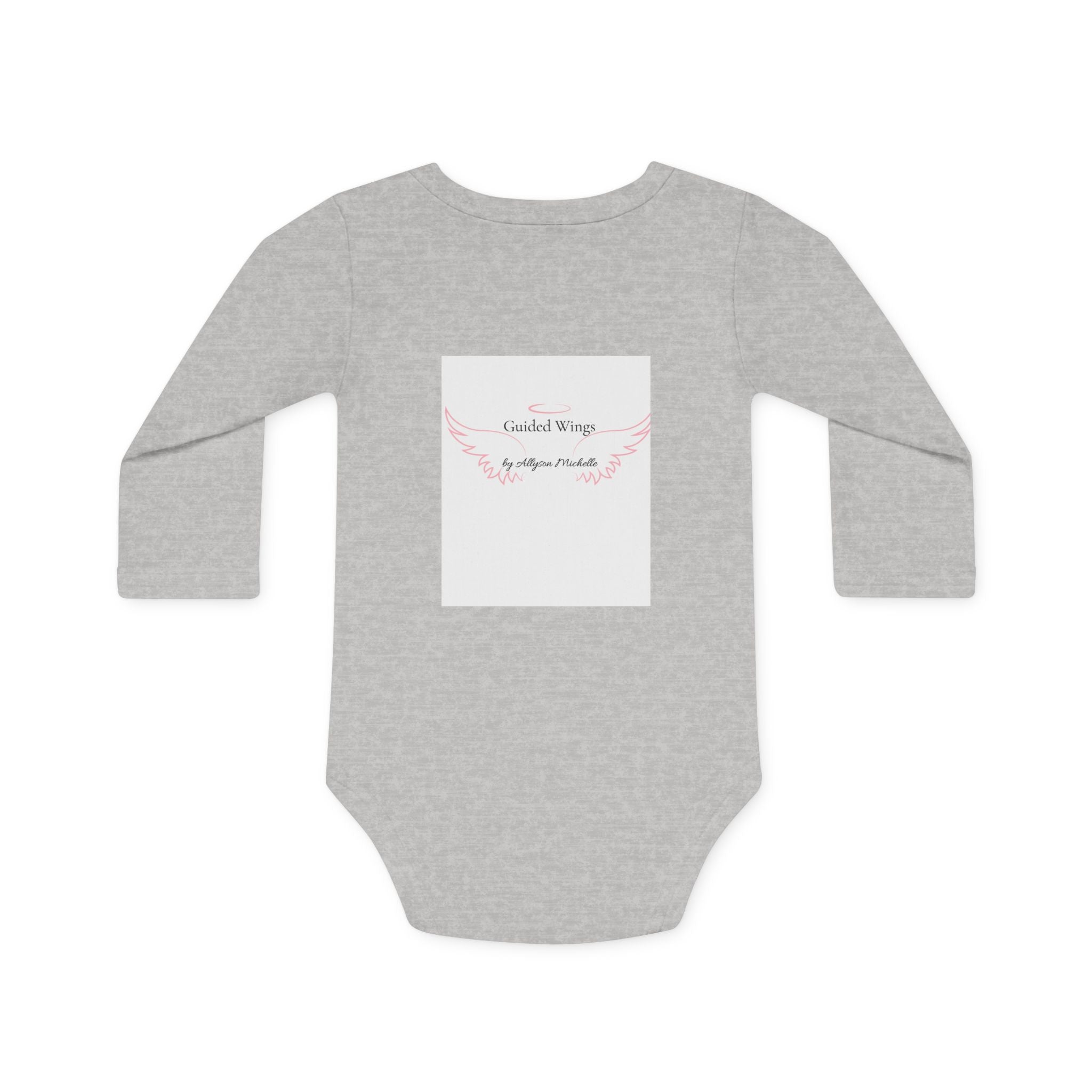 Religious Baby Bodysuit — "YAHWEH The Only Air I breath" Floral Lungs Long-Sleeve Organic Onesie