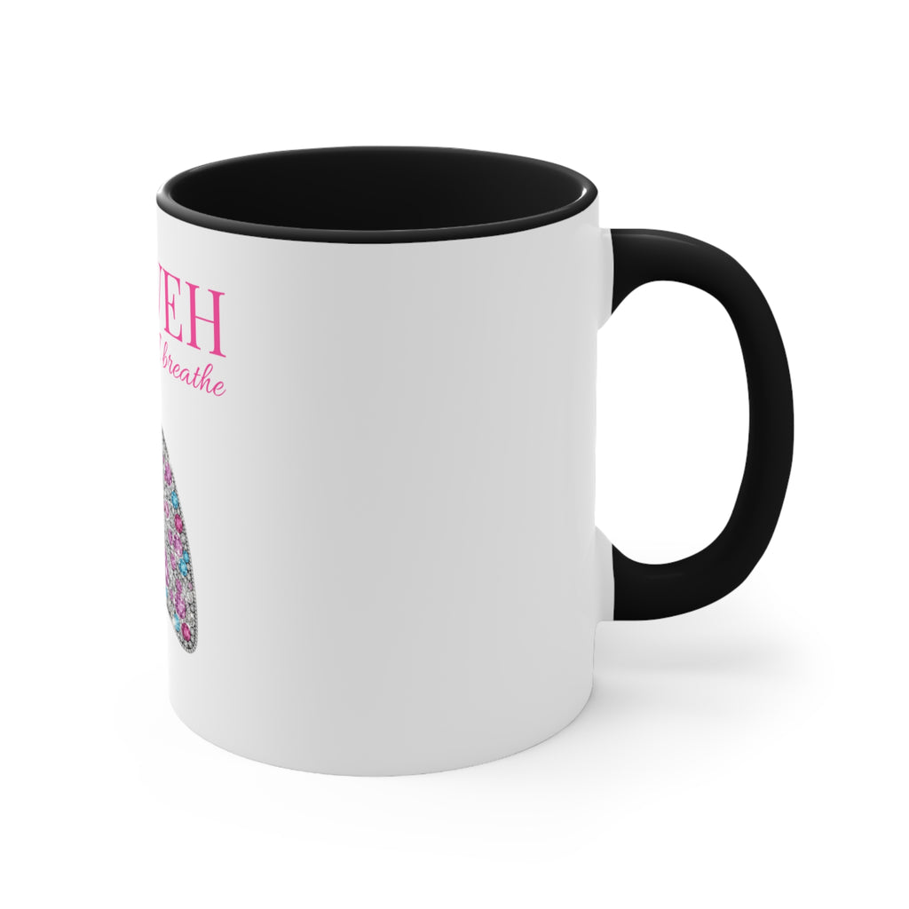 Yahweh 'The Only Air I Breathe' Floral Lungs Mug
