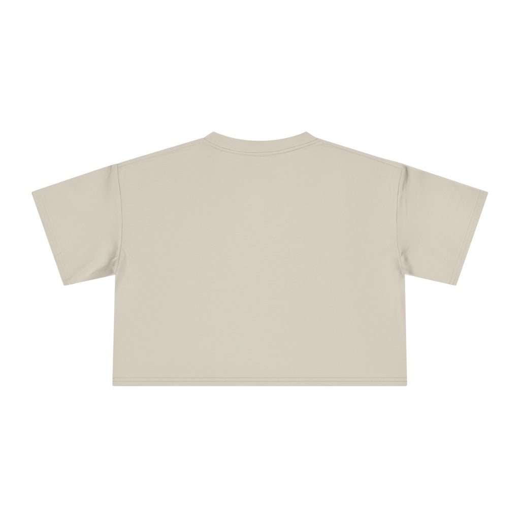 YHWH Minimalist Women's Crop Tee — Faith-Inspired Bible Verse Graphic Top