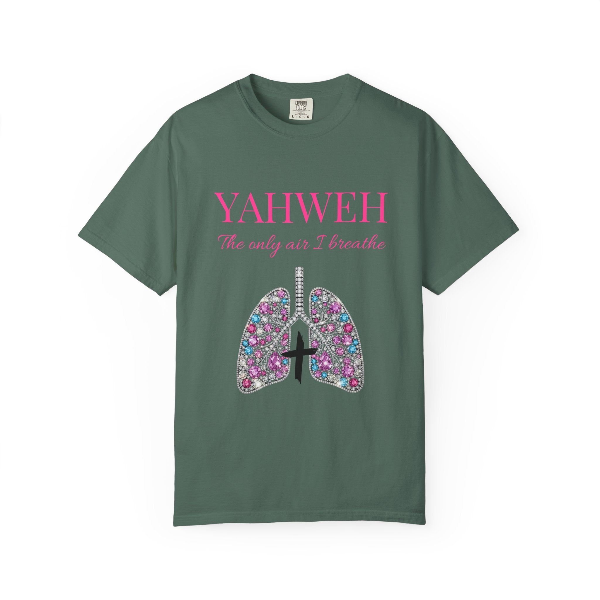 Yahweh The Only Air I Breathe  Lungs Christian T-Shirt Unisex —