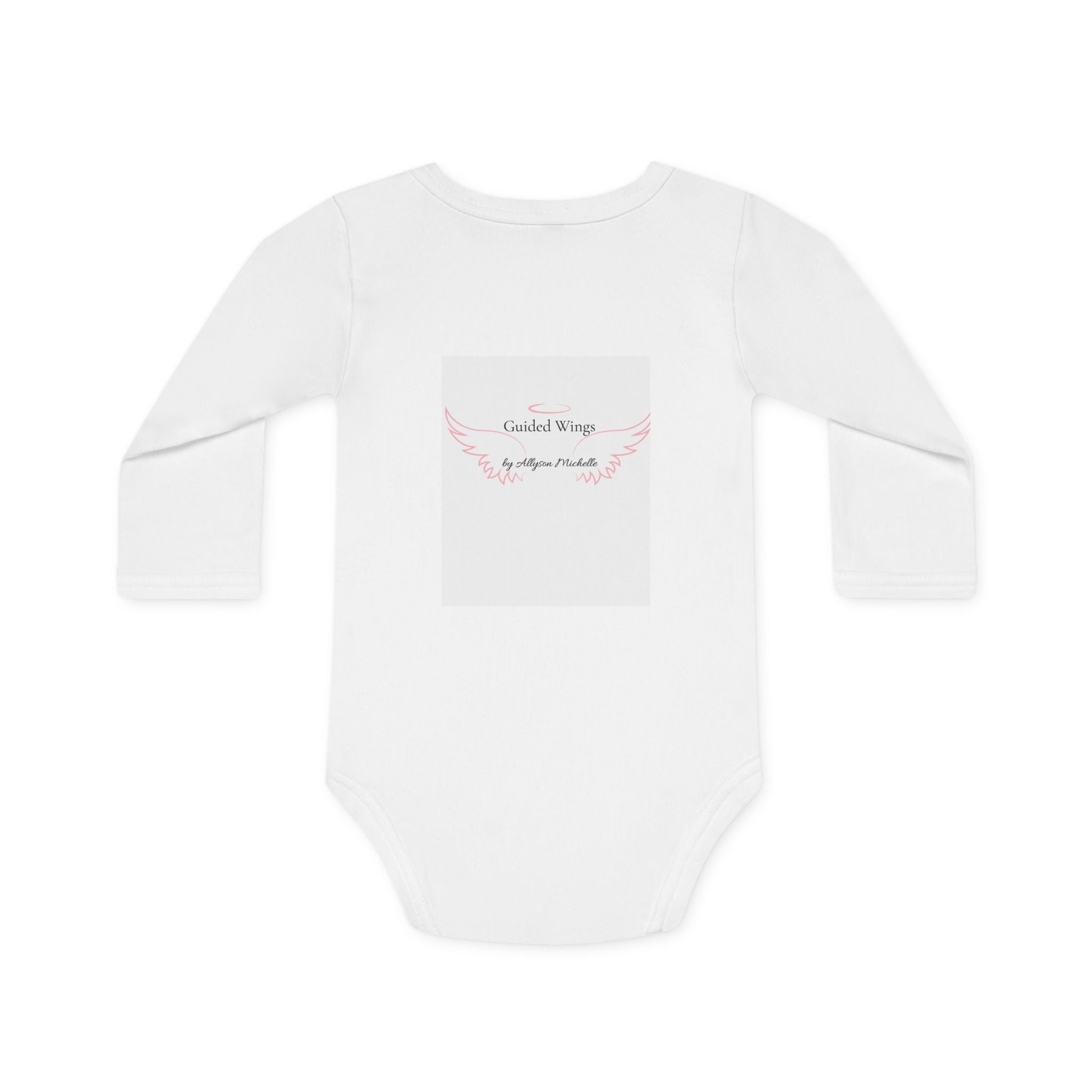 Religious Baby Bodysuit — "YAHWEH The Only Air I breath" Floral Lungs Long-Sleeve Organic Onesie