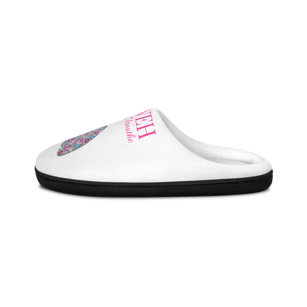 YAHEW The Only Air I Breathe Feminine Butterfly Cross Women's Indoor Slippers — '