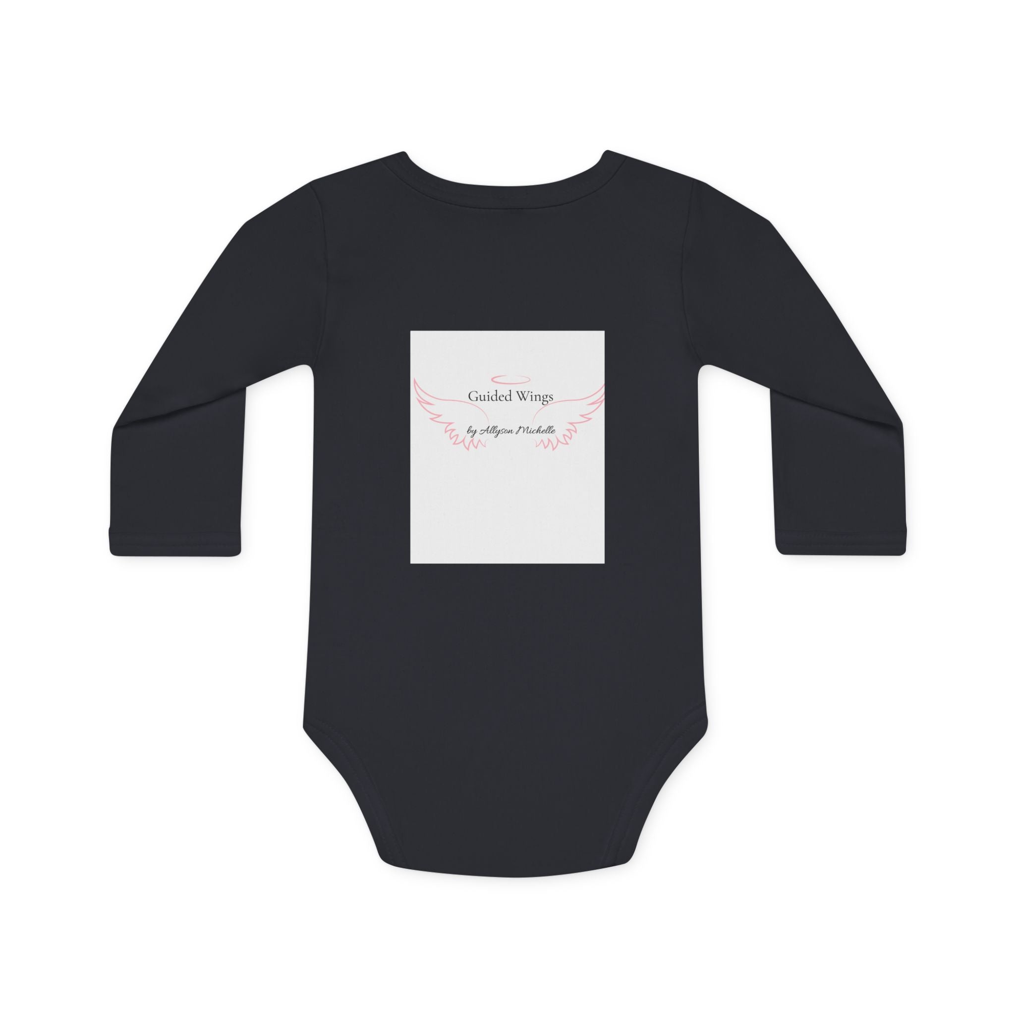 Religious Baby Bodysuit — "YAHWEH The Only Air I breath" Floral Lungs Long-Sleeve Organic Onesie