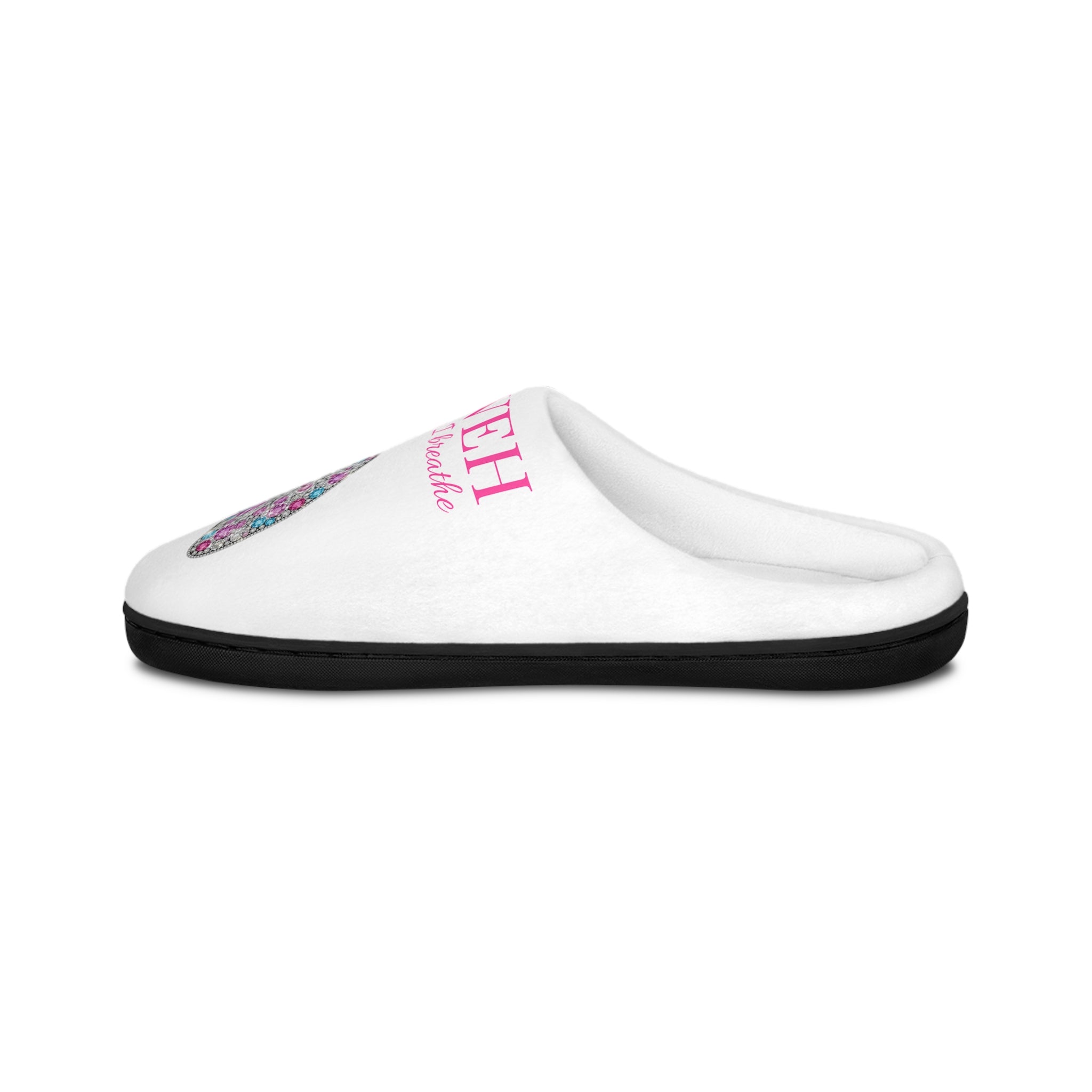 YAHEW The Only Air I Breathe Feminine Butterfly Cross Women's Indoor Slippers — '