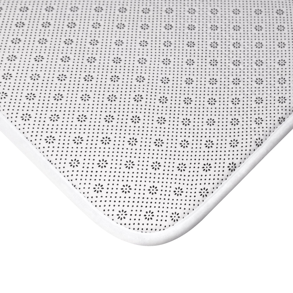 Yahweh 'The Only Air I Breathe' Bath Mat – Floral Lungs & Cross Christian Bathroom Mat