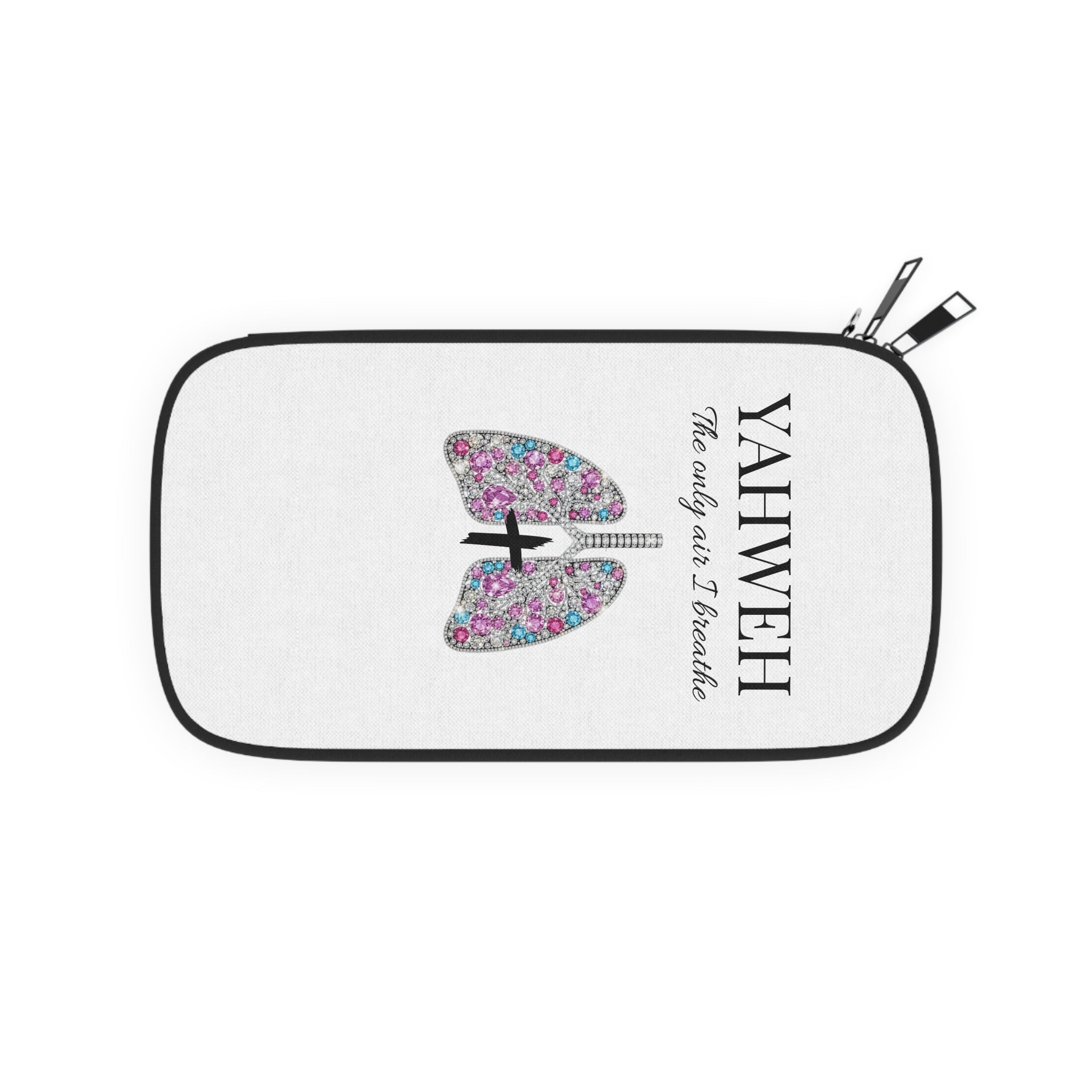 Yahweh Lungs Passport Wallet — 'YAHWEH The only air I breathe' Faith Travel Organizer